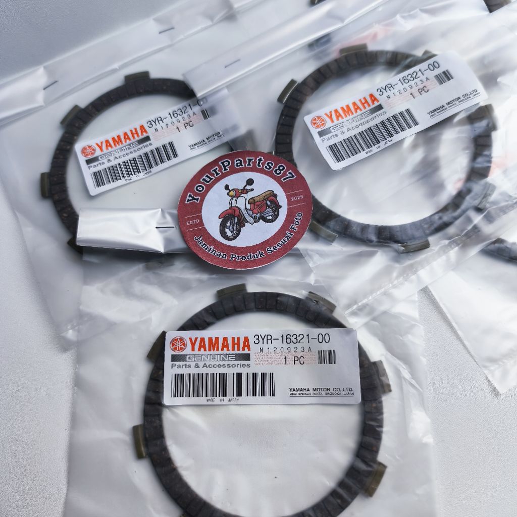 3YR-16321-00 ชุดซับคลัทช์ F1ZR F1 ALFA SIGMA VEGA JUPITER Z / BURHAN Original yamaha JAPAN 3YR