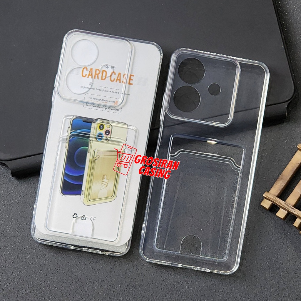 Soft Case Card Slot / Clear Card Case Realme Note 60 Realme Note 60X Realme Note 50 Realme C53 Realm
