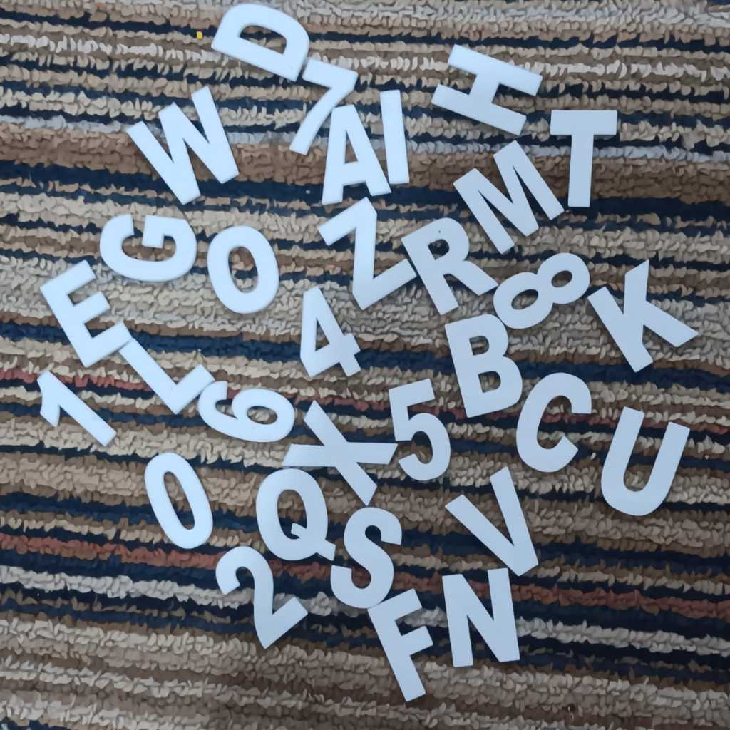 อะคริลิกสีขาว LETTERS | หมายเลขอะคริลิกสีขาว | สีขาวอะคริลิก ALPHABET LETTERS | สีขาวอะคริลิก ALPHAB