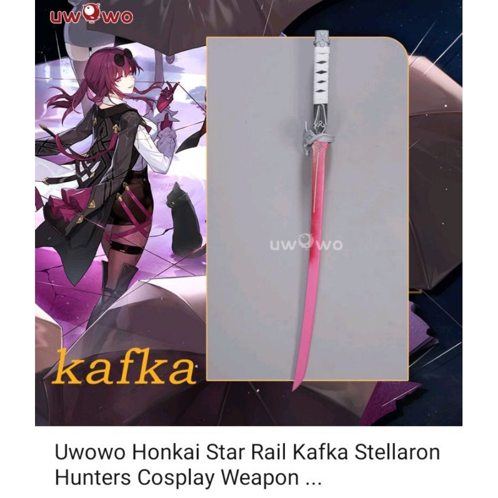 Kafka คอสเพลย์ไม้ katana ของเล่น 100 ซม