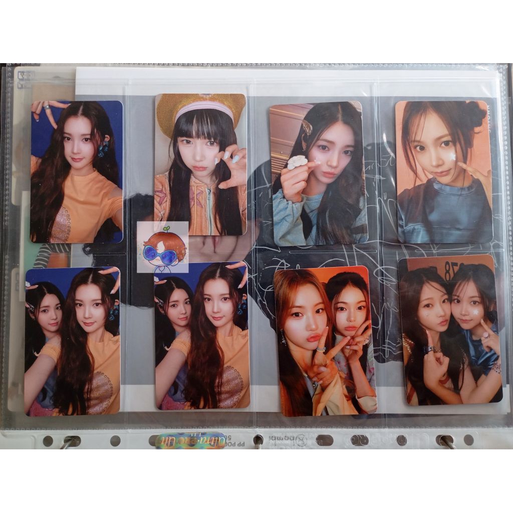 Hearts2Hearts The Chase อัลบั้มอย่างเป็นทางการ Photocard (Carmen A-NA Juun Ian Yuha Yeon Stella)