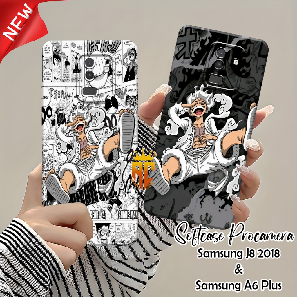 Softcase SAMSUNG J8 2018 / SAMSUNG A6 PLUS - Fashion Case Motif One Piece Gear 5 - Cool Case - เคสล่
