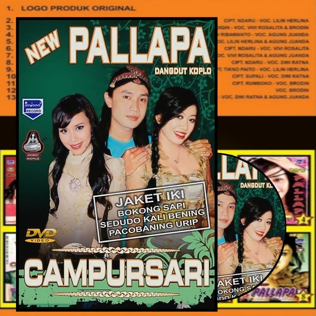 CAR DVD CASSETTE DANGDUT KOPLO SONGS ใหม่ PALLAPA MIXED - MUSIC DVD MIXED SONGS KOPLO - DANGDUT SONG