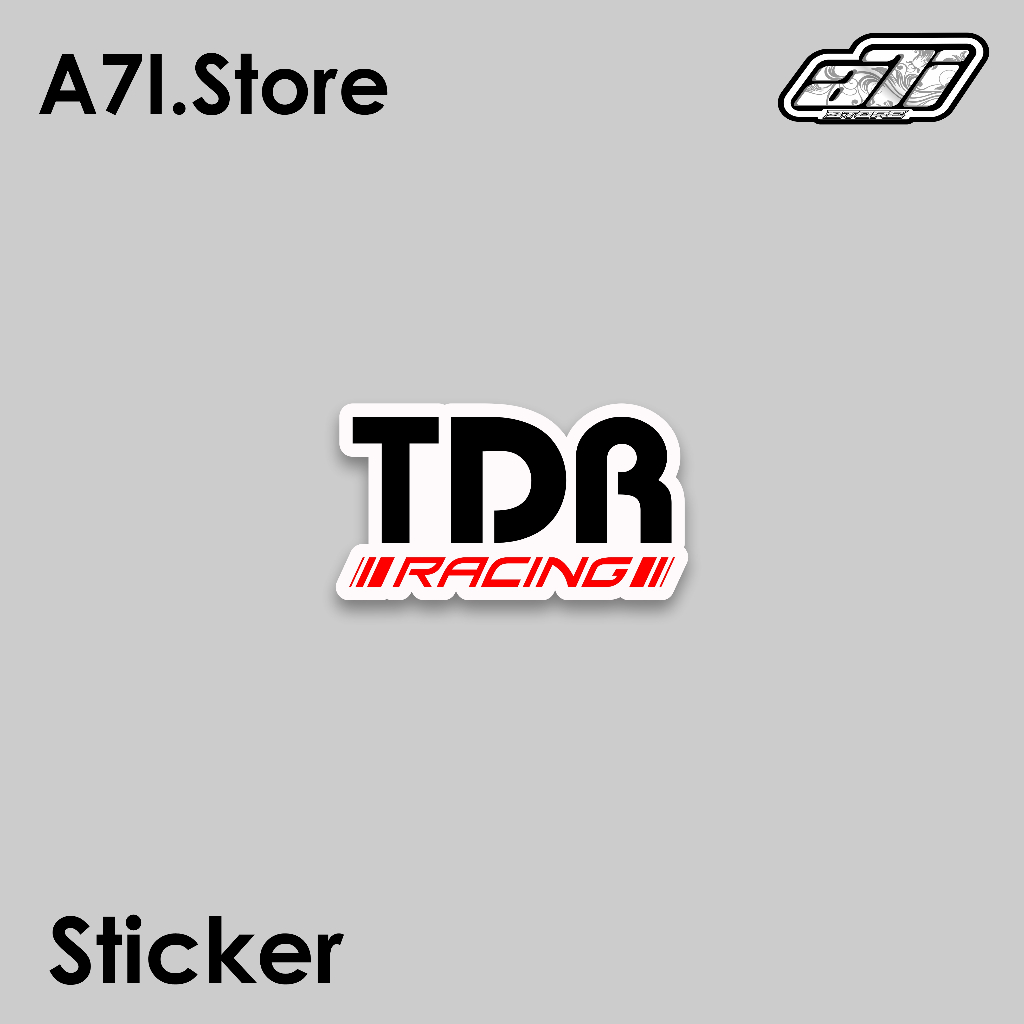 TDR Sticker / TDR Racing / Variation Sticker / Racing Sticker / sponsor Sticker / brand Sticker prin