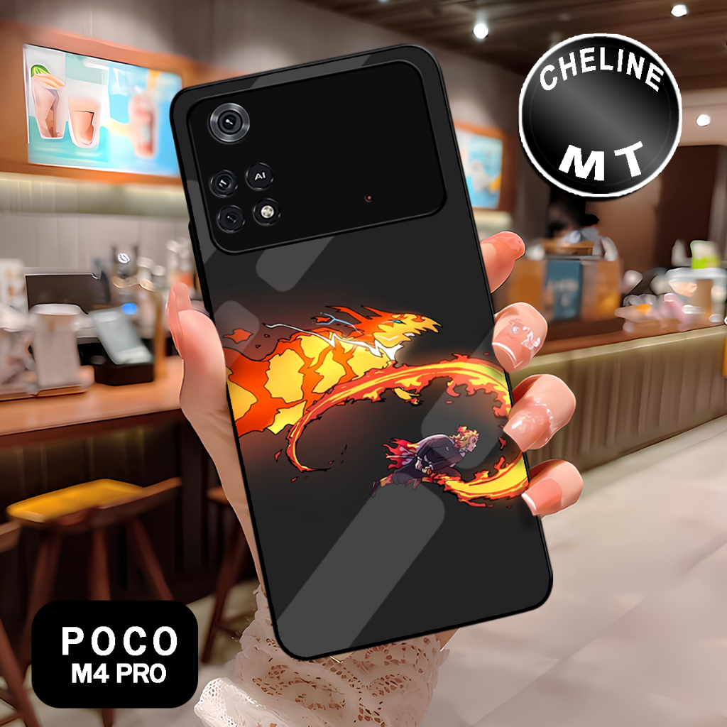 ( ER 1 ) Softcase Glossy สําหรับ Xiaomi Poco M4 Pro 4G บทคัดย่อ motif น่ารักอะนิเมะความงาม Mika Hp-C