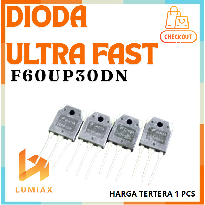 ไดโอดที่รวดเร็วเป็นพิเศษ F60UP30DN 60UP30 60A 300V mppt ไดโอด F60UP30DN