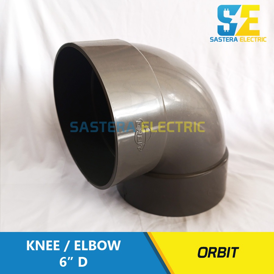 เข่า 6" นิ้ว PVC / Elbow 6" นิ้ว D Orbit / Keni 6" PVC / Letter L 6" / Knie 6" นิ้ว / ท่อ Keni 6"
