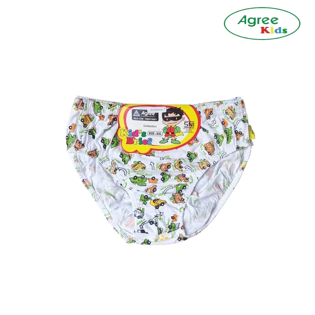 [ 3 ชิ้น ] CD Agree AK 018 AK 027 CA 18 Full Print WHITE / COLOR CAR Road Boys ชุดชั้นใน CA18 AK018 