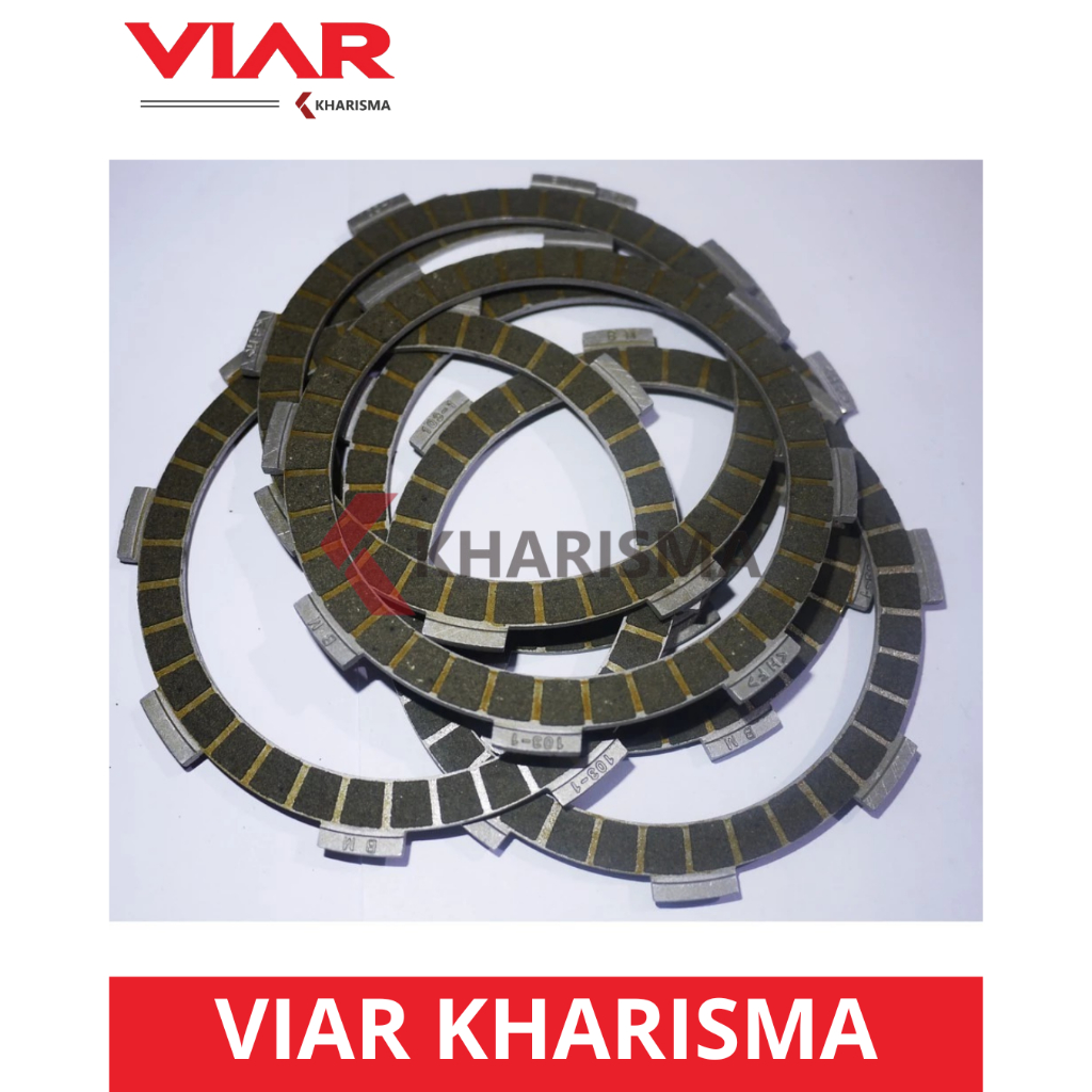 Y-Disc คลัทช์ KARYA 6 PCS แผ่นซับคลัช LAMA KARYA เนื้อหา 6 150 CC 200 CC CROSS X 150CC VIX R 150 - ร