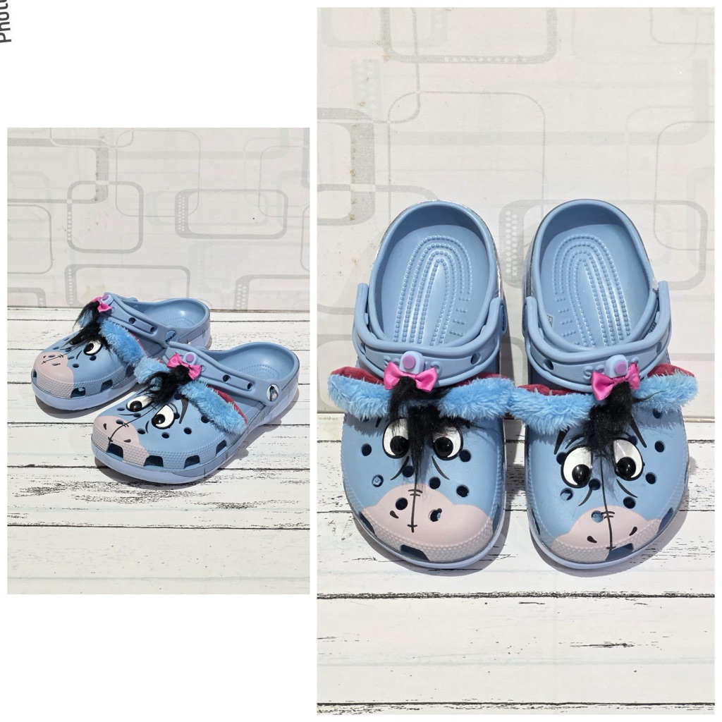 Crocs WTP Eeyore Classic clogs Multi Sandals / Clog / Nurse / Mantri / Rubber / Classics / ยางผู้ชาย