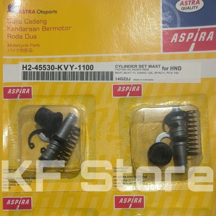 KVY Aspira Master เบรคซีลสําหรับ Honda Beat Scoopy Spacy Vario 125 รถจักรยานยนต์อัตโนมัติ