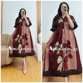 DASTER ALENA PITA RAYON PREMIUM KANCING BUSUI