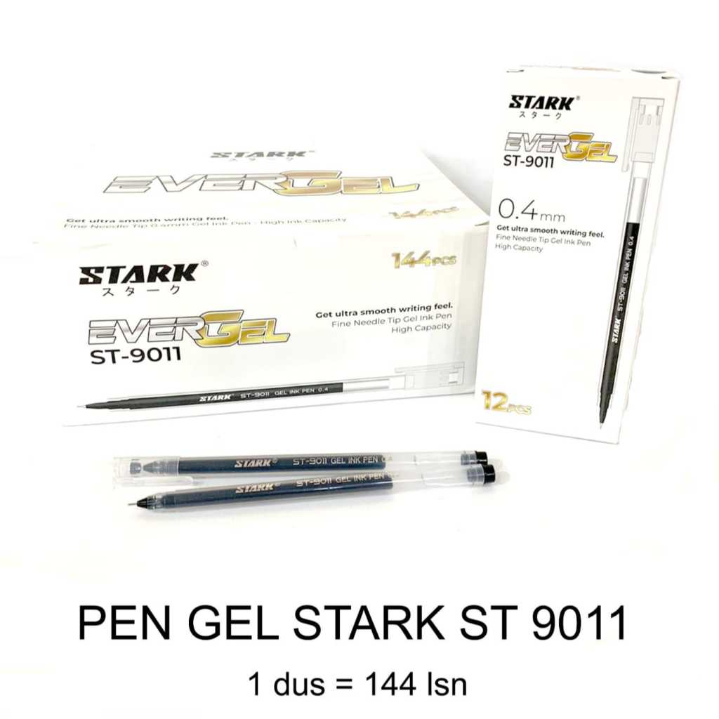 (12ชิ้น) stark ever ปากกาเจล ST-901