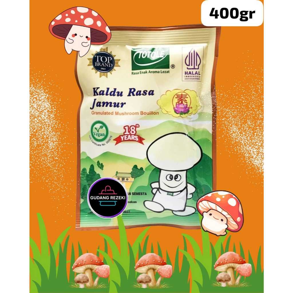 TOTOLE MUSHROOM BROTH 400 GR HALAL - MUSHROOM BOUSILLON