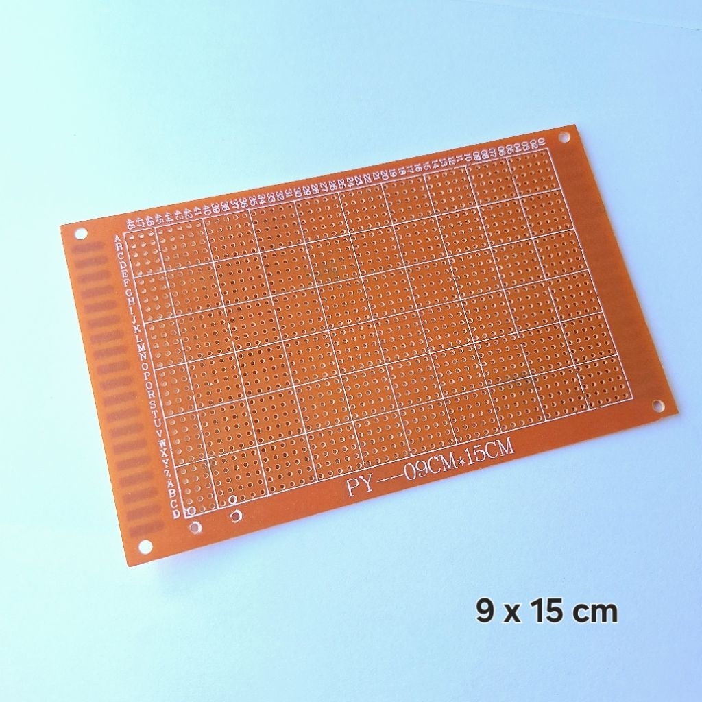 รู PCB ด้านเดียว 9x15 ซม. PCB Dot Matrix 9x15 ซม. รู PCB 9x15 ซม.