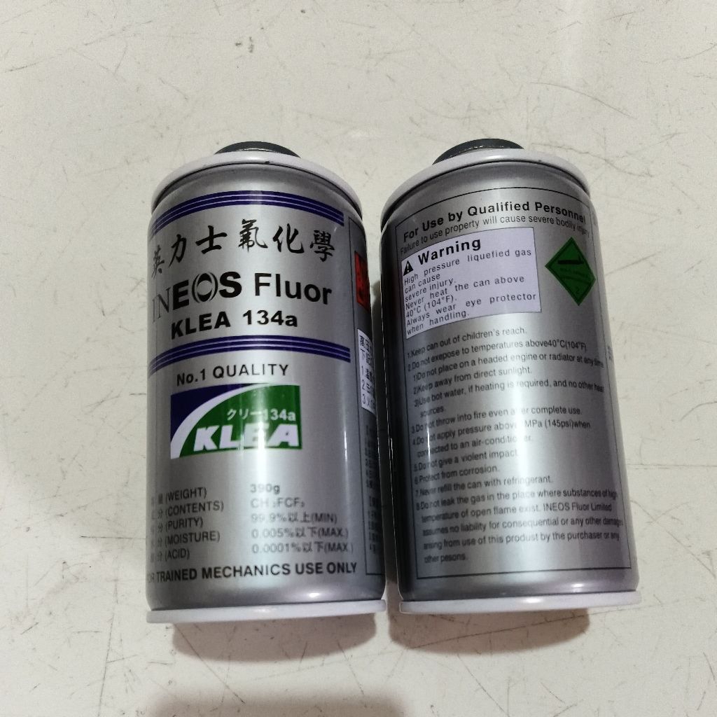 Freon Car AC Cooling Medicine Refrigerant Inos Fluor Klea R 134 / R134a / R 134 a