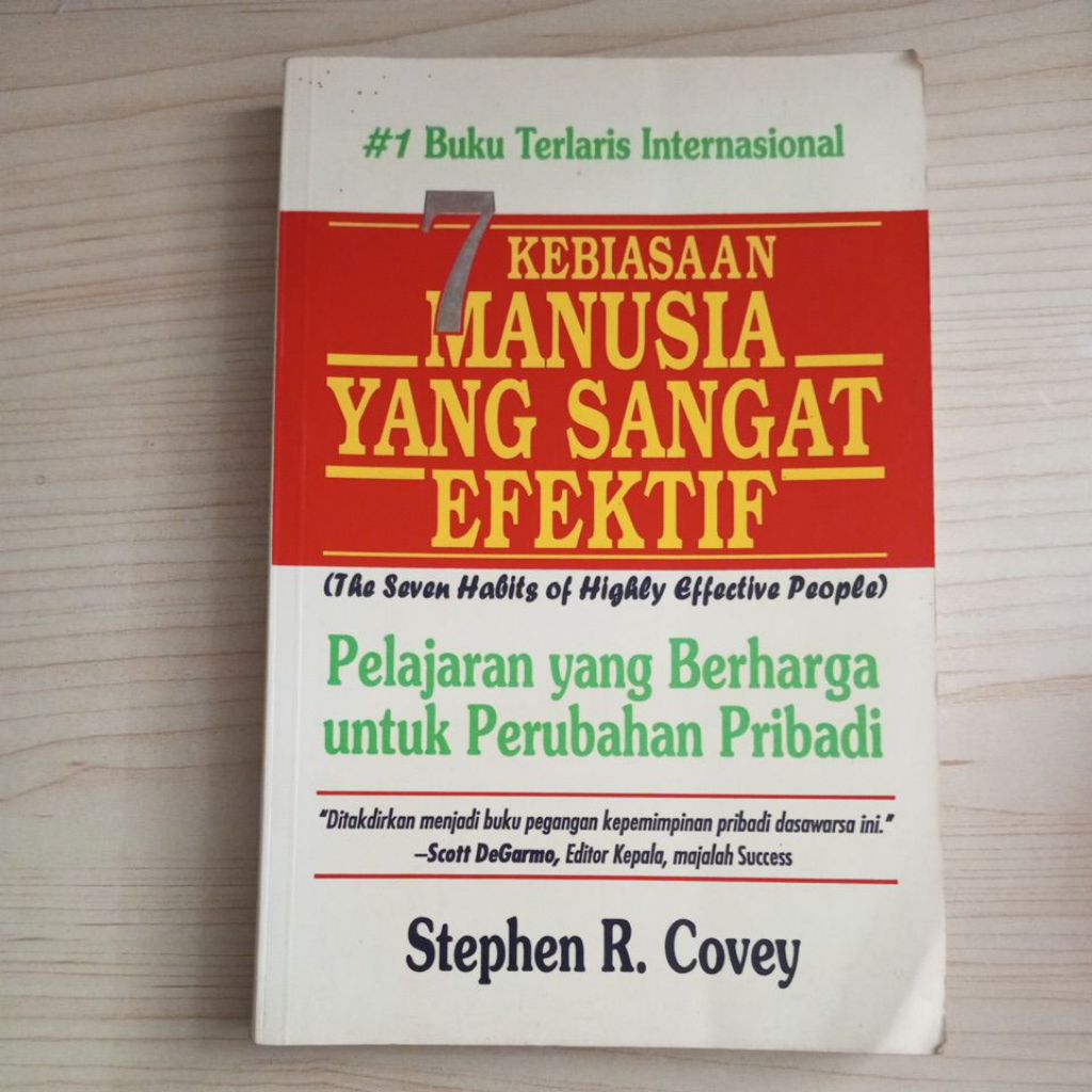หนังสือ 7 VERY EFFECTIVE HUMAN HABITS โดย STEPHEN R COVEY