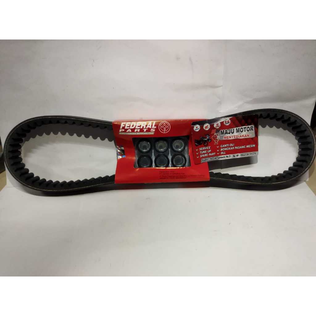 VANBELT BELTING SET COMPLETE NMAX NEW AEROX155 LEXI FEDERAL (FP-E7641-NMX-2100)