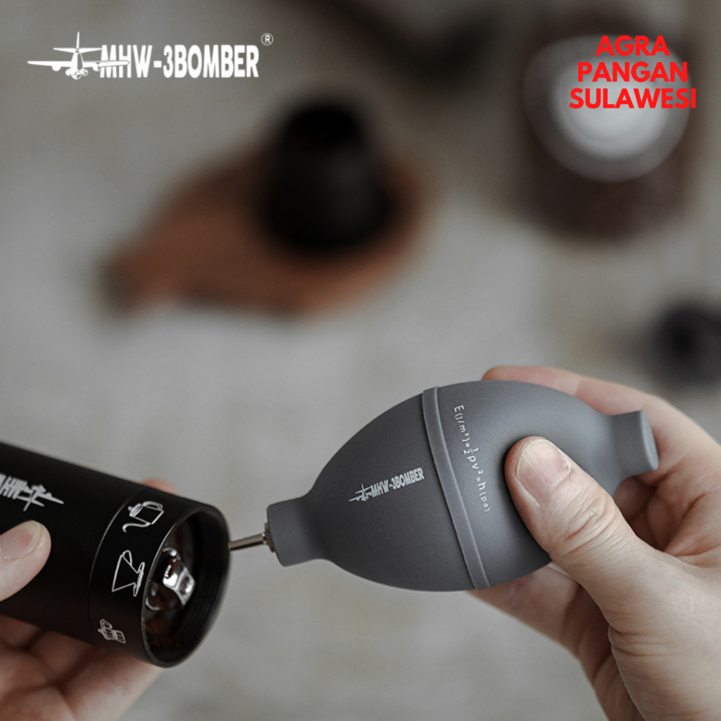 AIR BLOWER MHW-3BOMBER กาแฟซิลิโคนทําความสะอาดเครื่องบดยางฝุ่นยางทําความสะอาดผงพรีเมี่ยมคุณภาพเครื่อ