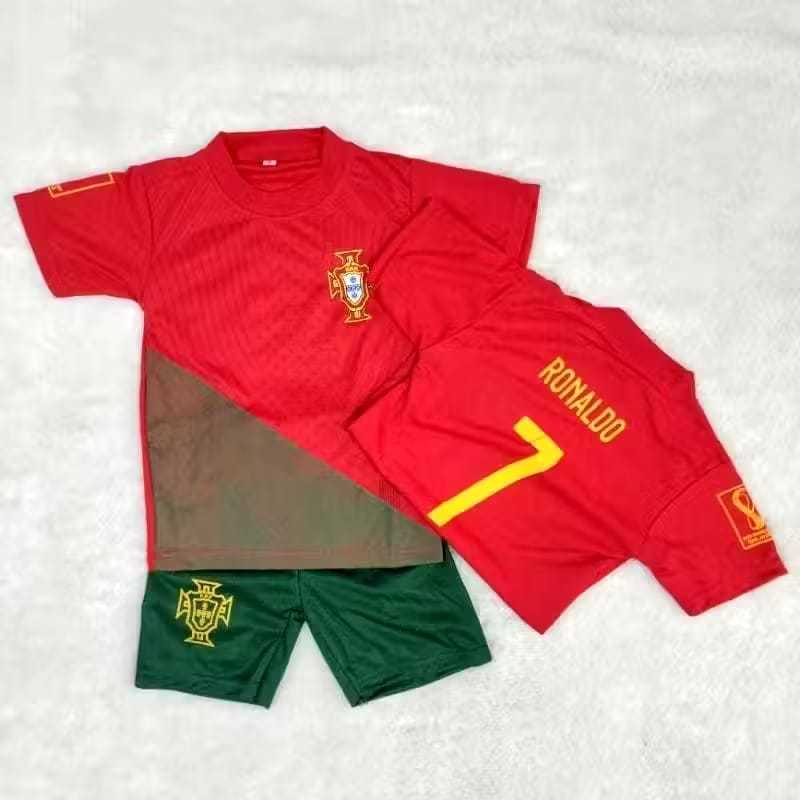 RONALDO PORTUGAL KIDS เสื้อฟุตบอลชุด AGE 6 MONTHS - 15 YEARS / RONALDO PORTUGAL BOYS SHIRT