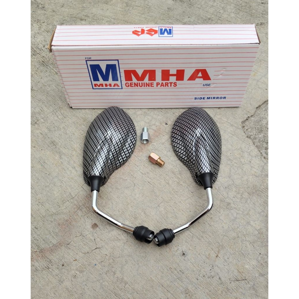 X1 SPION CHROME STEM MHA คาร์บอนไฟเบอร์ MOTIF UNIVERSAL H0NDA-Y4MAHA PNP BEAT VARIO NMAX AEROX VIXIO