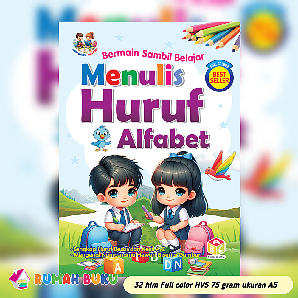 LEARN ถึง WITE ALPHABET LETTERS