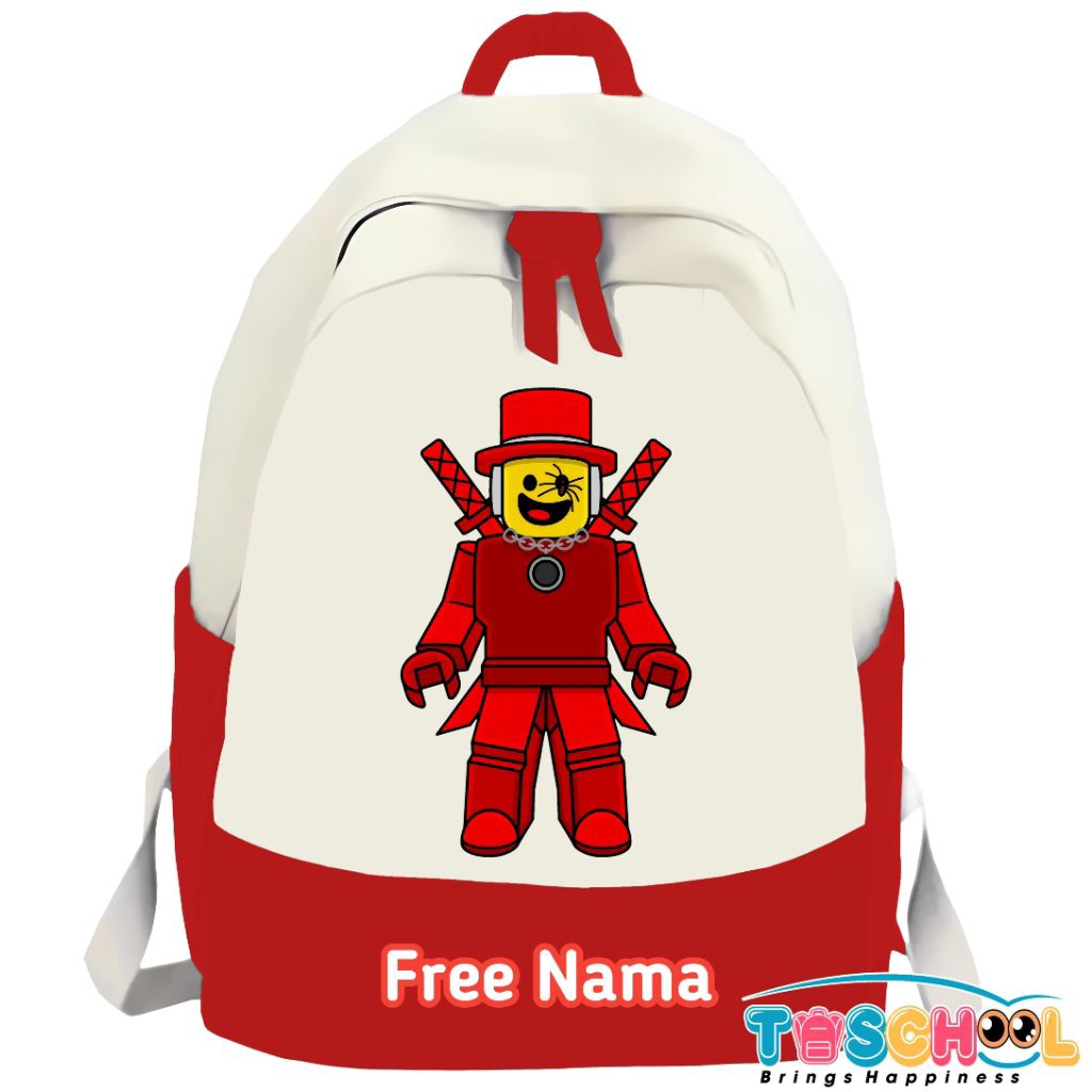 SAMMY ROBLOX STEAL A BRAINROT CHARACTER CHILDRENS BACKPACK ฟรีชื่อ