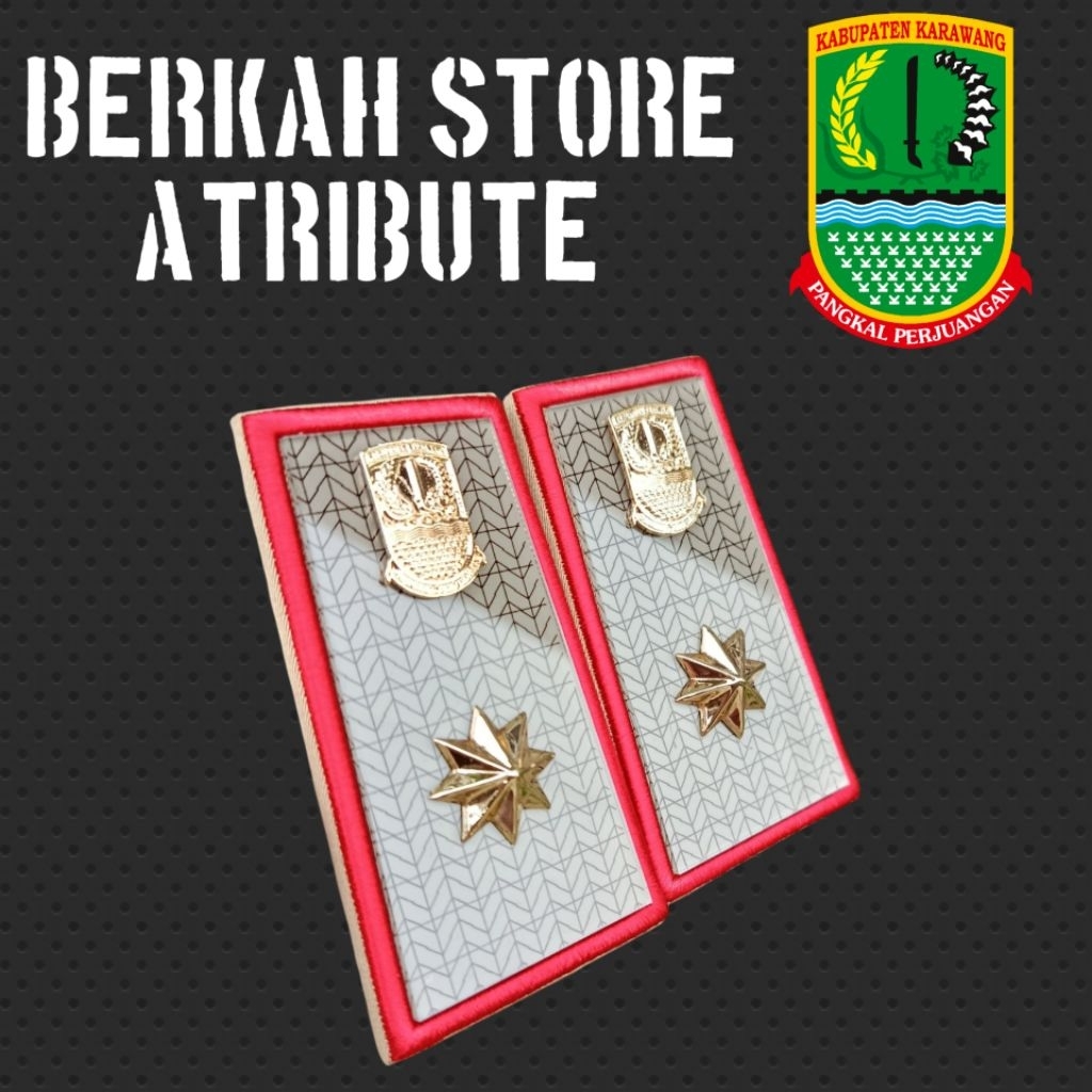 MERAH ASN PDH RANK KARAWANG LOGO GROUP 4C RED LIST - พิเศษ