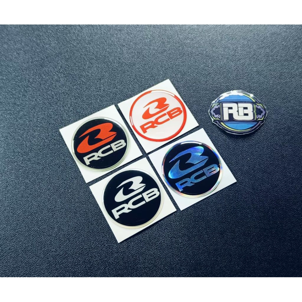 สติกเกอร์สัญลักษณ์คาลิปเปอร์ rcb ลายนูน