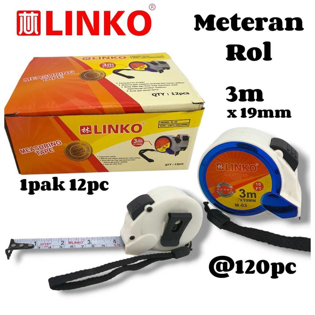 LINKO METERAN Autostop 3 เมตร LINKO - ล็อคอัตโนมัติมิเตอร์ 3M