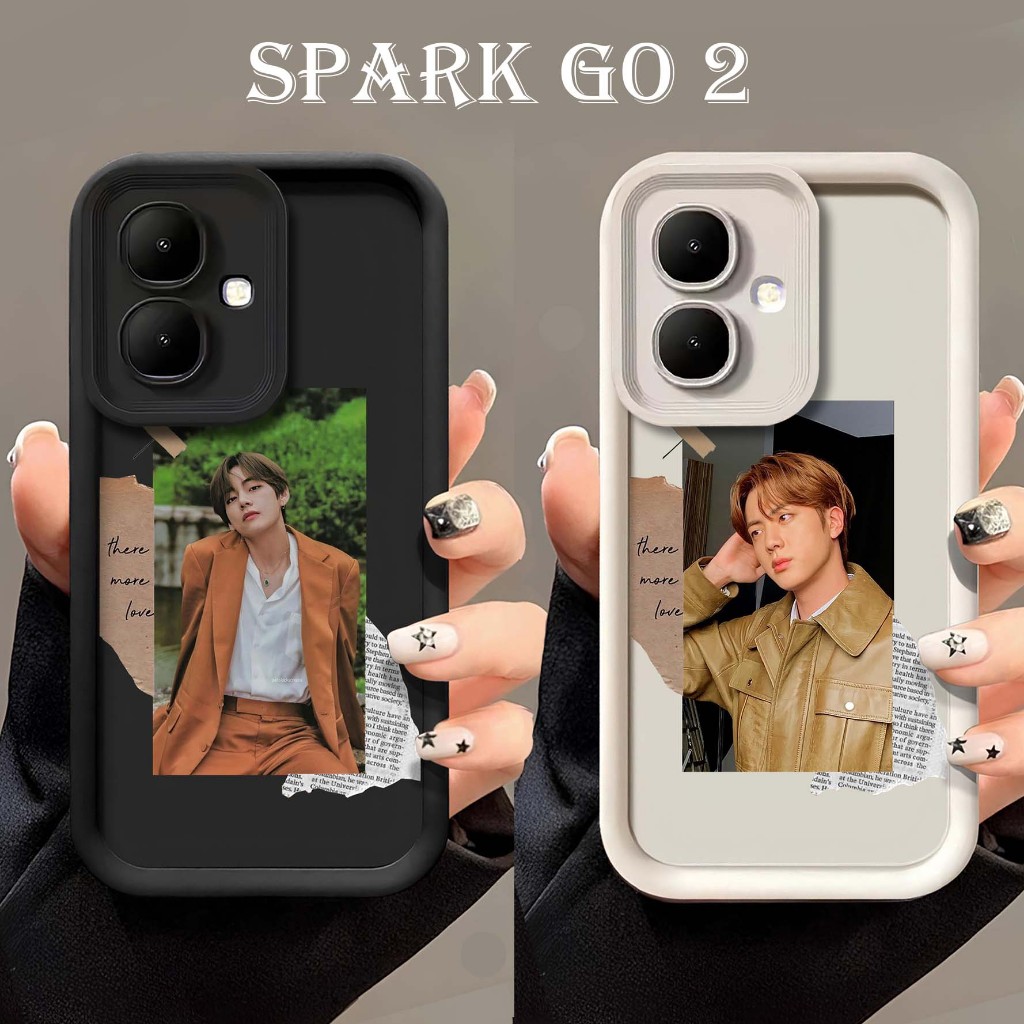 เคสลายนูนกล้อง HP Softcase Pro สําหรับ Spark Go 2 - Softcase Spark Go 2 - Silicon Spark Go 2 - เคสแบ