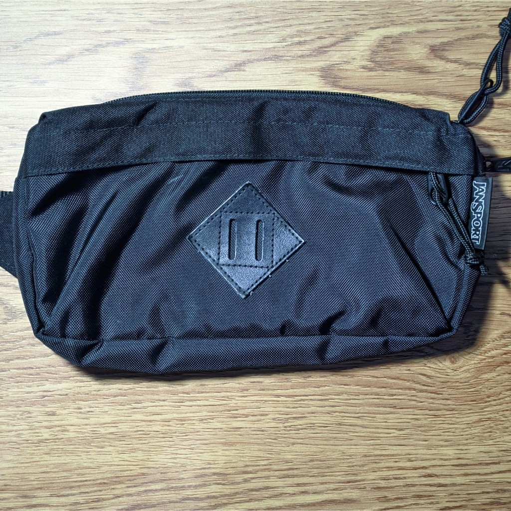 JanSport กระเป๋าคาดเอว / กระเป๋าคาดเอว สีดํา - มือสอง