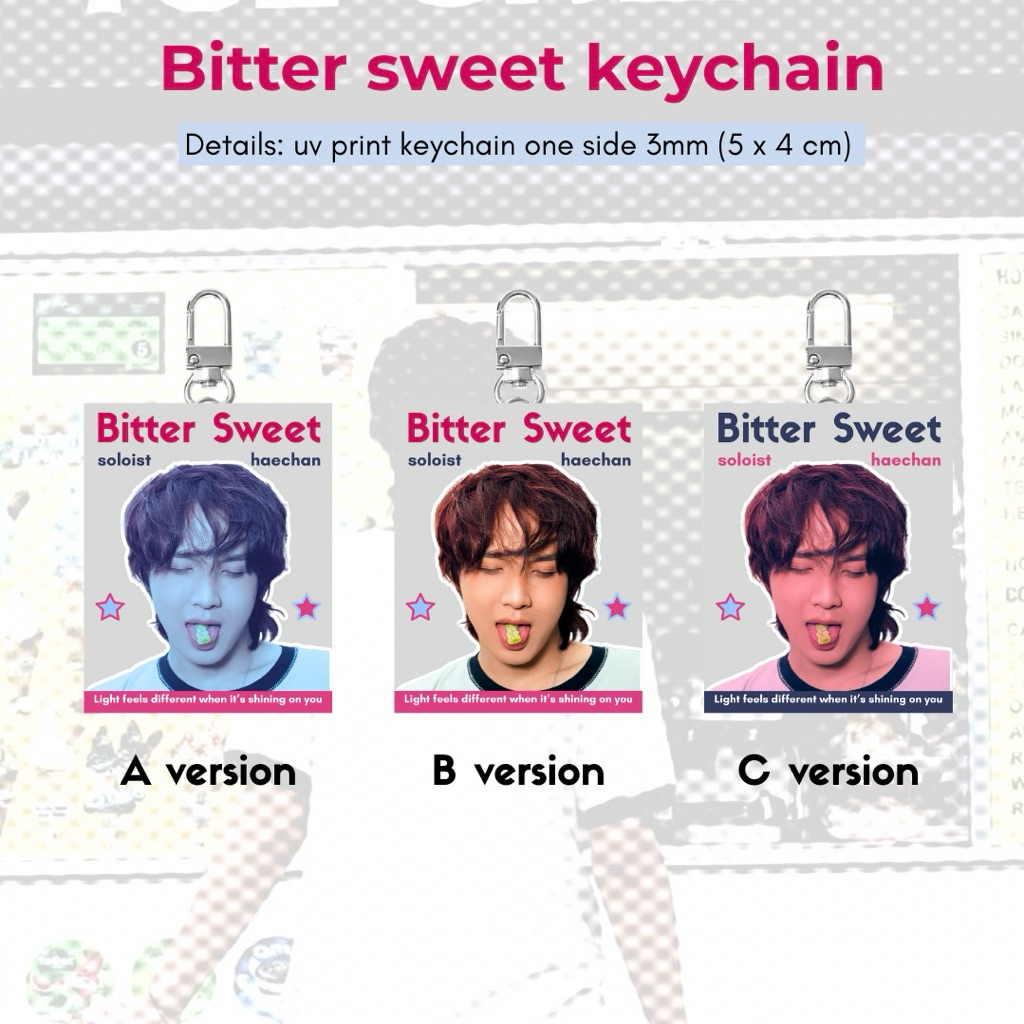 พวงกุญแจ Haechan Bitter Sweet (PRE ORDER)