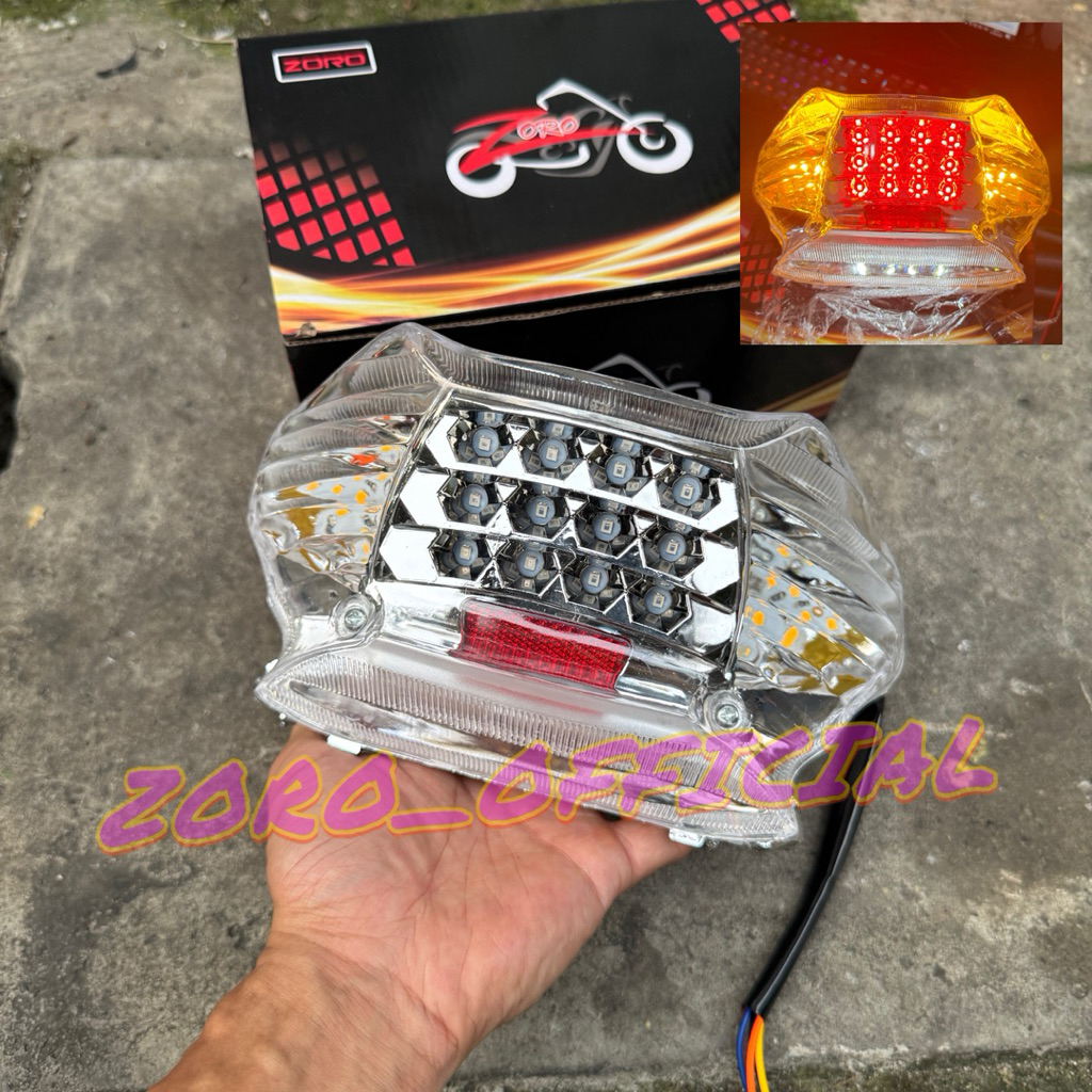 Mio Sporty / Mio Smile Riben / ไฟหยุดหลัง LED แบบใส