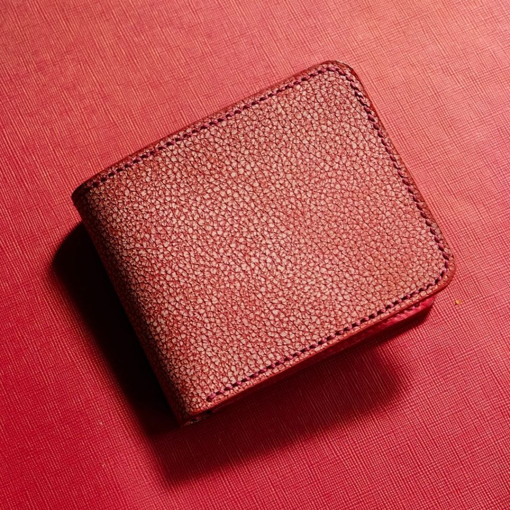 MERAH Novue Short Wallet/Short Wallet Dollaro Handmade Red
