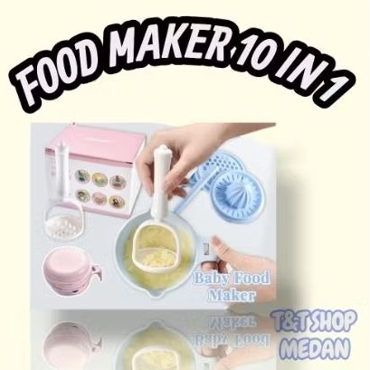 T&T SHOP MEDAN 10IN1 BABY FOOD MAKER