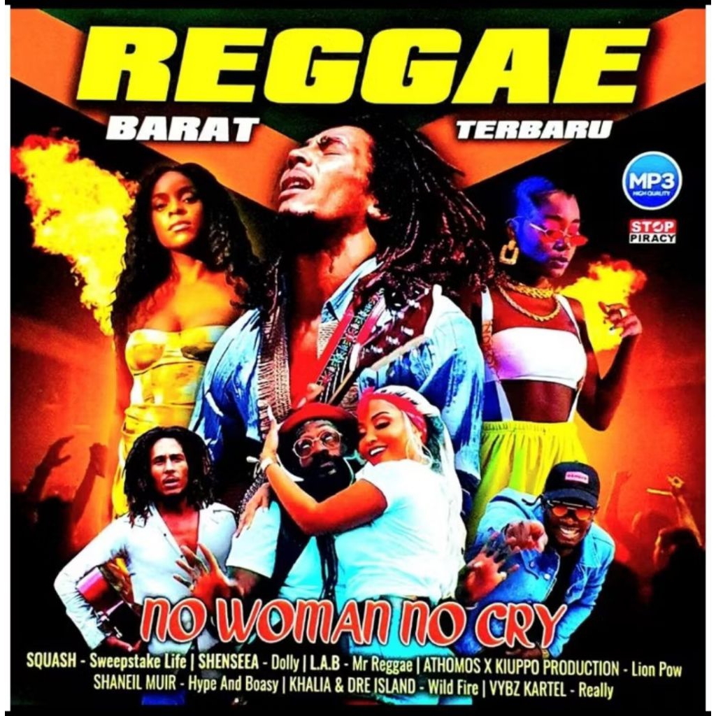 เพลง Reggae ตะวันตกล่าสุด Mp3 CD Cassette - ซีดีเครื่องเสียงรถยนต์เพลงสากล Reggae ใหม่ล่าสุด