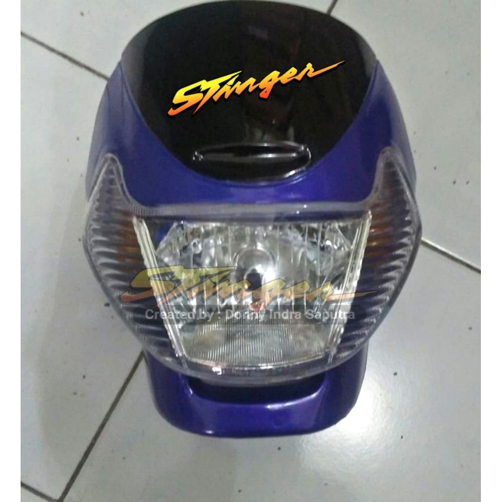 สติ๊กเกอร์ครอบกระบังหน้า Suzuki Stinger 120