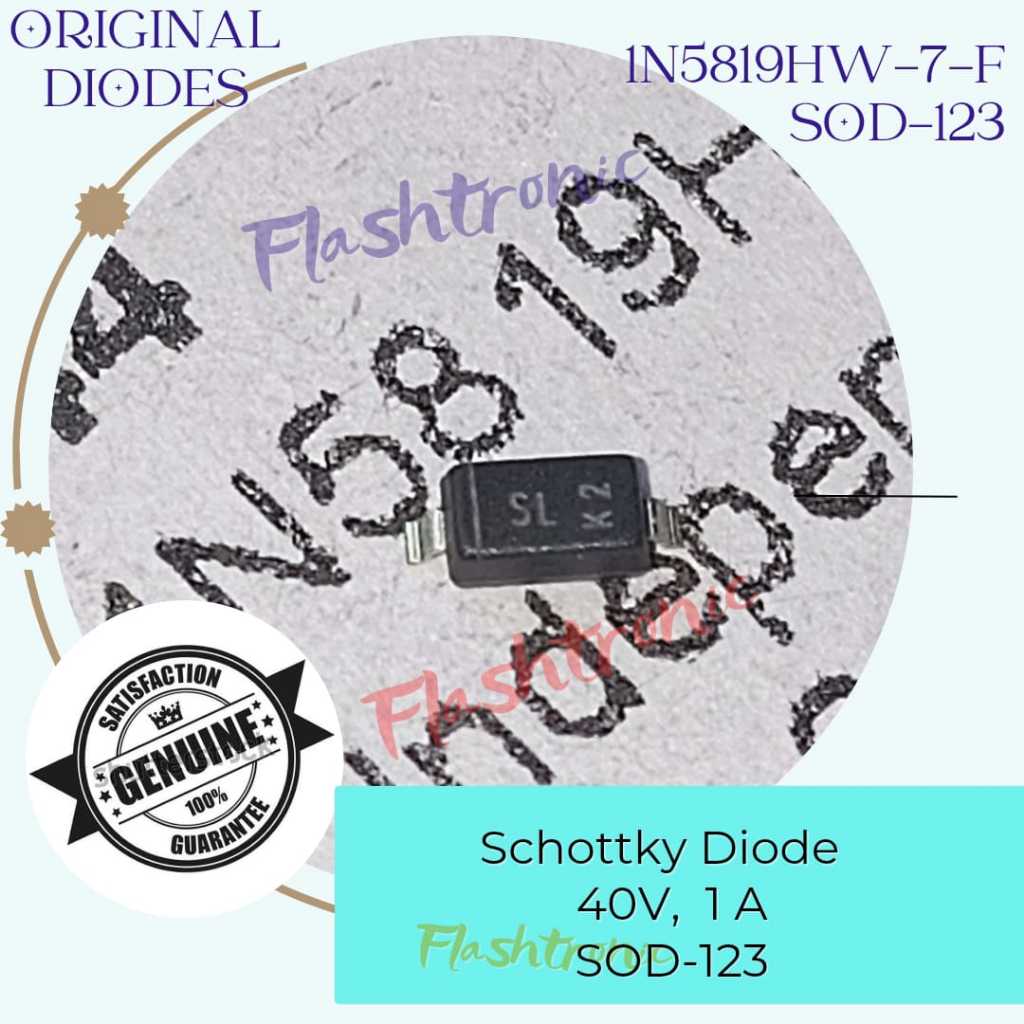 1N5819 1N5819HW Schottky Diode 1 A 40V smd SOD-123