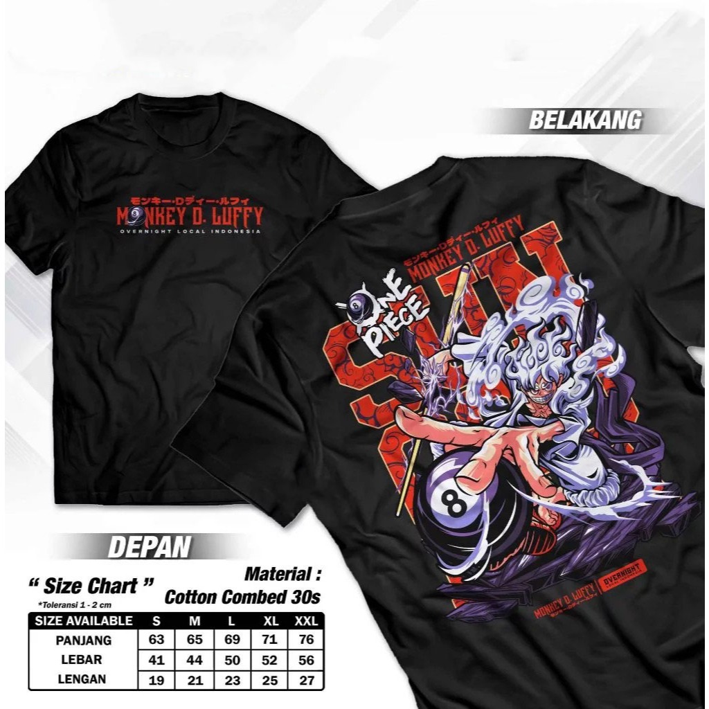 ABASTORE.IDN-jujutsu kaisen เสื้อยืดอนิเมะ - yuta okkkotsu x rita Anime Monkey D Luffy Sun God - One