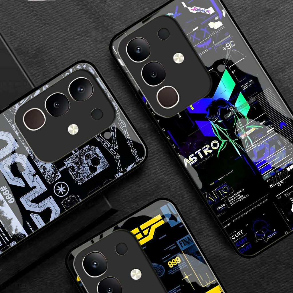 HP Softcase Glass Motif FIND CASE - VIVO Y31 PRO - เคส VIVO Y31 PRO ล่าสุด - เคสโทรศัพท์ VIVO Y31 PR