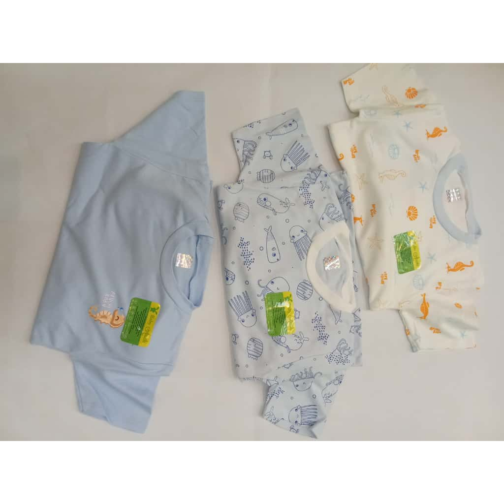 ARUCHI BABY RIB SET SHORT SHIRT กางเกงขายาว ZORA MOTIF
