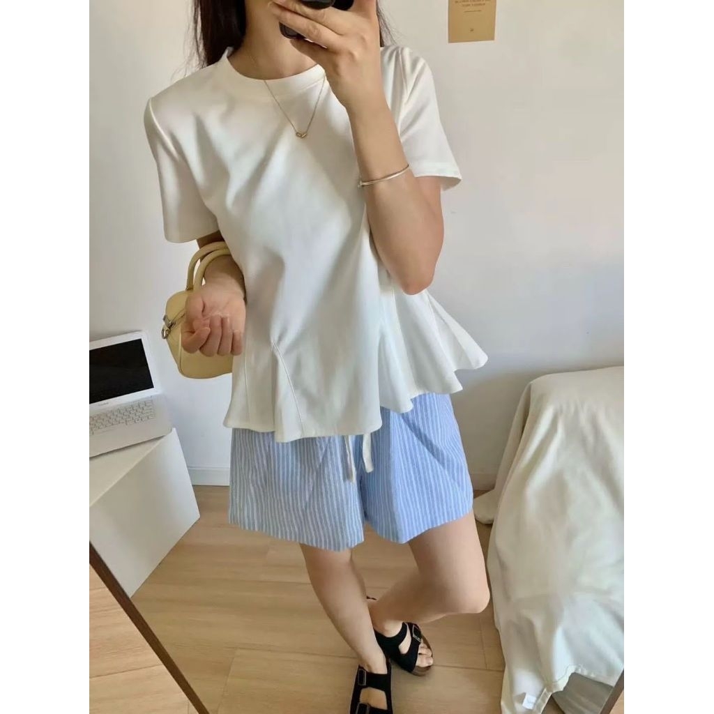 [LC] A21SHOP 180 PLAIN CASUAL TOP IMPORT BKK