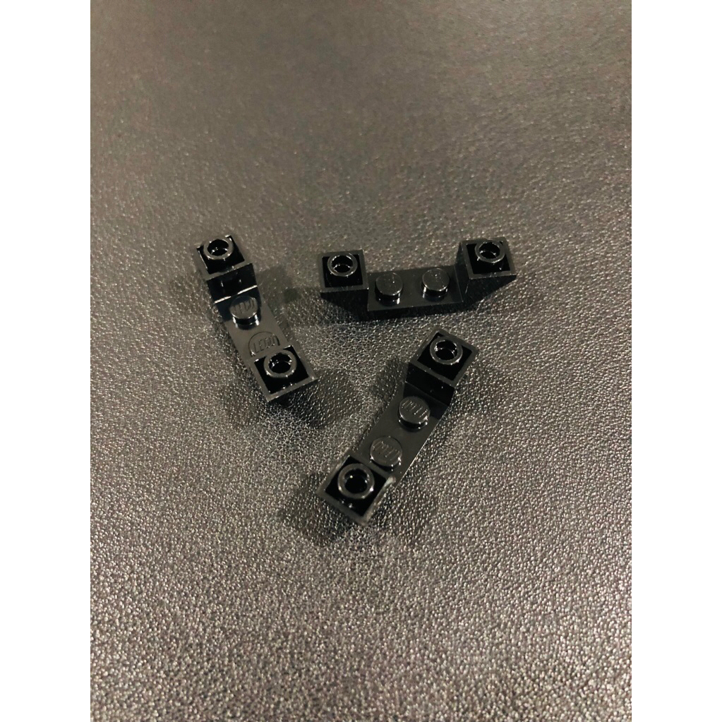 Lego Parts - 32802 - สีดํา, Slope Inverted 45 4 x 1 Double