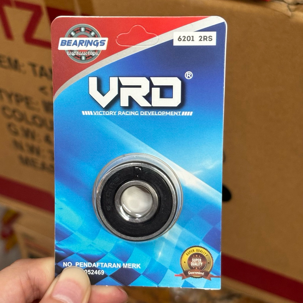 แบริ่งทะเลสาบ 6201 2RS ยี่ห้อ VRD / Laher 6201 2RS