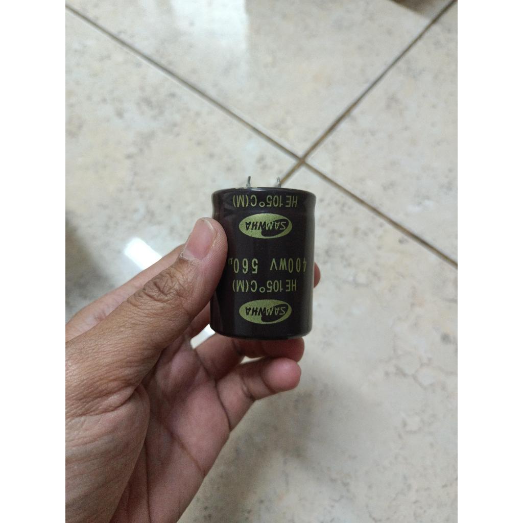 Elco Capacitor 400V-560UF Samwha