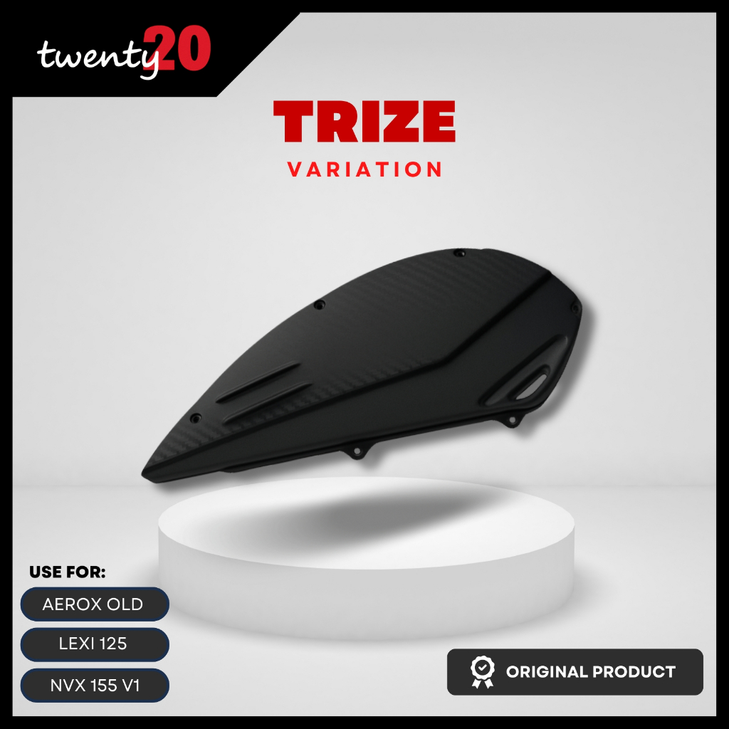 ฝาครอบกรอง Aerox Old Slim | NVX 155 V1 | เล็กซี่เก่า | สไตล์คาร์บอน Trize
