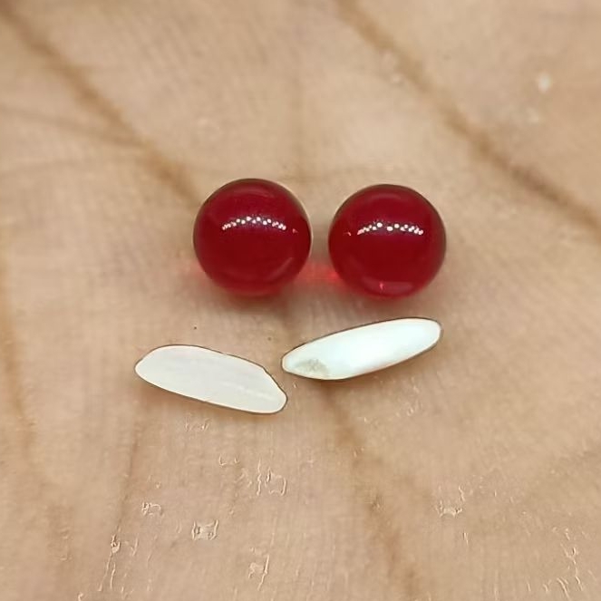 หิน Must1k4 L1p4n คู่ รอบ 5 มม