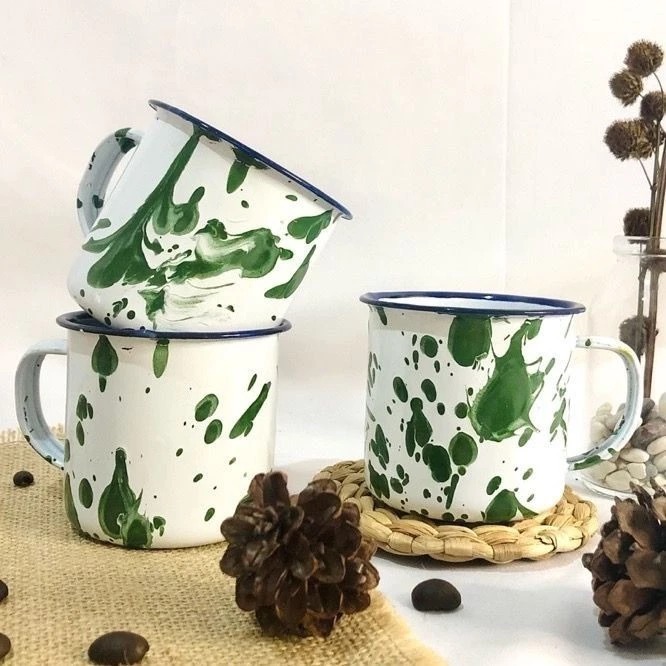 1 DOZEN ถ้วยดอกไม้ 7 ซม./เดี่ยว SCHOOL TIN ZINC CUPS/BURIK BLURIK/SOUVERNIR CUPS *ดอกไม้*