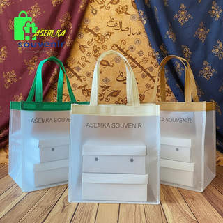 Tas Hajatan Haul Aqiqah Wedding Box Mika Warna Warni